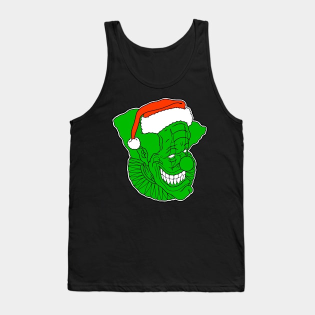 Clown Christmas Tank Top by Rrukkurr